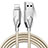Cargador Cable USB Carga y Datos D13 para Apple iPhone 11 Plata