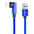 Cargador Cable USB Carga y Datos D16 para Apple iPhone XR Azul