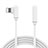 Cargador Cable USB Carga y Datos D22 para Apple iPad 3 Blanco