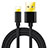 Cargador Cable USB Carga y Datos L02 para Apple iPad 10.2 (2020) Negro