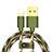 Cargador Cable USB Carga y Datos L03 para Apple iPad 4 Verde