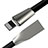 Cargador Cable USB Carga y Datos L06 para Apple iPad 10.2 (2020) Negro