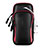 Funda Brazalete Deportivo Brazo Correr Universal A01 Rojo y Negro