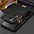Funda Bumper Lujo Cuero y Plastico Mate Carcasa LD1 para Huawei P60 Pocket Negro