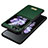 Funda Bumper Lujo Cuero y Plastico Mate Carcasa LD3 para Samsung Galaxy Z Flip5 5G Verde