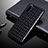 Funda Bumper Lujo Cuero y Plastico Mate Carcasa S02 para Sony Xperia 1 IV Negro