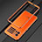 Funda Bumper Lujo Marco de Aluminio Carcasa A01 para Vivo iQOO 9 5G Naranja