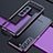 Funda Bumper Lujo Marco de Aluminio Carcasa A02 para Samsung Galaxy S21 5G Morado