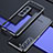 Funda Bumper Lujo Marco de Aluminio Carcasa A02 para Samsung Galaxy S21 Plus 5G Negro