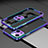 Funda Bumper Lujo Marco de Aluminio Carcasa A03 para Apple iPhone 14 Azul