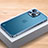 Funda Bumper Lujo Marco de Aluminio Carcasa A04 para Apple iPhone 15 Azul