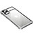 Funda Bumper Lujo Marco de Aluminio Carcasa F01 para Apple iPhone 11 Pro Plata