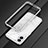 Funda Bumper Lujo Marco de Aluminio Carcasa JZ1 para Nothing Phone 2 Plata