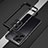 Funda Bumper Lujo Marco de Aluminio Carcasa JZ1 para Xiaomi Redmi Note 13 Pro+ Plus 5G Plata y Negro