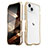 Funda Bumper Lujo Marco de Aluminio Carcasa LF3 para Apple iPhone 15 Oro