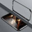 Funda Bumper Lujo Marco de Aluminio Carcasa LO1 para Apple iPhone 14 Pro Negro