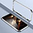Funda Bumper Lujo Marco de Aluminio Carcasa LO1 para Apple iPhone 14 Pro Plata