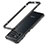 Funda Bumper Lujo Marco de Aluminio Carcasa para Vivo iQOO 9 5G Negro