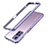 Funda Bumper Lujo Marco de Aluminio Carcasa para Xiaomi Redmi Note 11 Pro+ Plus 5G Purpura Claro