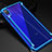 Funda Bumper Lujo Marco de Aluminio Carcasa para Xiaomi Redmi Note 7 Azul