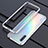 Funda Bumper Lujo Marco de Aluminio Carcasa T01 para Xiaomi Mi A3 Plata