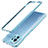 Funda Bumper Lujo Marco de Aluminio Carcasa T02 para Xiaomi Mi 11 Lite 5G Azul