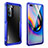 Funda Bumper Lujo Marco de Aluminio Carcasa T03 para Huawei P40 Pro Azul