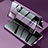 Funda Bumper Lujo Marco de Aluminio Espejo 360 Grados Carcasa LK2 para Samsung Galaxy Note 20 5G Morado