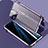 Funda Bumper Lujo Marco de Aluminio Espejo 360 Grados Carcasa LK3 para Apple iPhone 13 Pro Max Morado