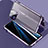 Funda Bumper Lujo Marco de Aluminio Espejo 360 Grados Carcasa LK3 para Apple iPhone 13 Pro Morado