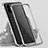 Funda Bumper Lujo Marco de Aluminio Espejo 360 Grados Carcasa LK3 para Samsung Galaxy S20 Plus Plata