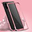 Funda Bumper Lujo Marco de Aluminio Espejo 360 Grados Carcasa LK4 para Samsung Galaxy S20 5G Oro Rosa