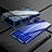 Funda Bumper Lujo Marco de Aluminio Espejo 360 Grados Carcasa M01 para Huawei Honor 20S Azul