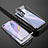 Funda Bumper Lujo Marco de Aluminio Espejo 360 Grados Carcasa M01 para Huawei Nova 7 Pro 5G Plata