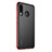 Funda Bumper Lujo Marco de Aluminio Espejo 360 Grados Carcasa M01 para Huawei P30 Lite New Edition Rojo