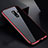 Funda Bumper Lujo Marco de Aluminio Espejo 360 Grados Carcasa M01 para Samsung Galaxy S9 Plus Rojo y Negro