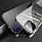 Funda Bumper Lujo Marco de Aluminio Espejo 360 Grados Carcasa M04 para Apple iPhone 13 Pro Max Negro
