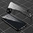 Funda Bumper Lujo Marco de Aluminio Espejo 360 Grados Carcasa M04 para Apple iPhone 14 Negro