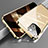 Funda Bumper Lujo Marco de Aluminio Espejo 360 Grados Carcasa M05 para Apple iPhone 15 Oro