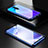 Funda Bumper Lujo Marco de Aluminio Espejo 360 Grados Carcasa M05 para Xiaomi Poco X2 Azul