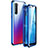 Funda Bumper Lujo Marco de Aluminio Espejo 360 Grados Carcasa M06 para Oppo K7 5G Azul