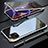 Funda Bumper Lujo Marco de Aluminio Espejo 360 Grados Carcasa M07 para Apple iPhone 11 Pro Max Plata