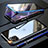 Funda Bumper Lujo Marco de Aluminio Espejo 360 Grados Carcasa M12 para Apple iPhone 11 Pro Azul