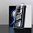 Funda Bumper Lujo Marco de Aluminio Espejo 360 Grados Carcasa P01 para Xiaomi Poco F4 5G Negro
