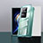 Funda Bumper Lujo Marco de Aluminio Espejo 360 Grados Carcasa P01 para Xiaomi Poco F4 5G Verde