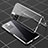 Funda Bumper Lujo Marco de Aluminio Espejo 360 Grados Carcasa P01 para Xiaomi Poco X4 NFC Plata