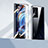 Funda Bumper Lujo Marco de Aluminio Espejo 360 Grados Carcasa P02 para Xiaomi Poco F4 5G Negro
