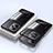Funda Bumper Lujo Marco de Aluminio Espejo 360 Grados Carcasa P02 para Xiaomi Poco X5 5G Negro