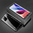 Funda Bumper Lujo Marco de Aluminio Espejo 360 Grados Carcasa P03 para Xiaomi Poco F3 5G Negro