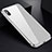 Funda Bumper Lujo Marco de Aluminio Espejo 360 Grados Carcasa para Apple iPhone Xs Blanco